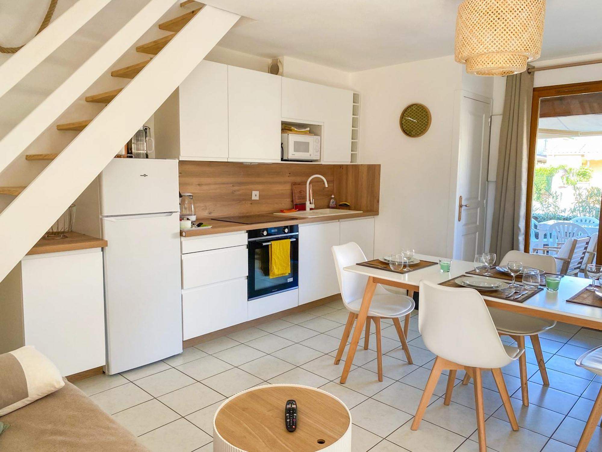 Maison bord de mer en résidence avec piscine Vias Exterior foto