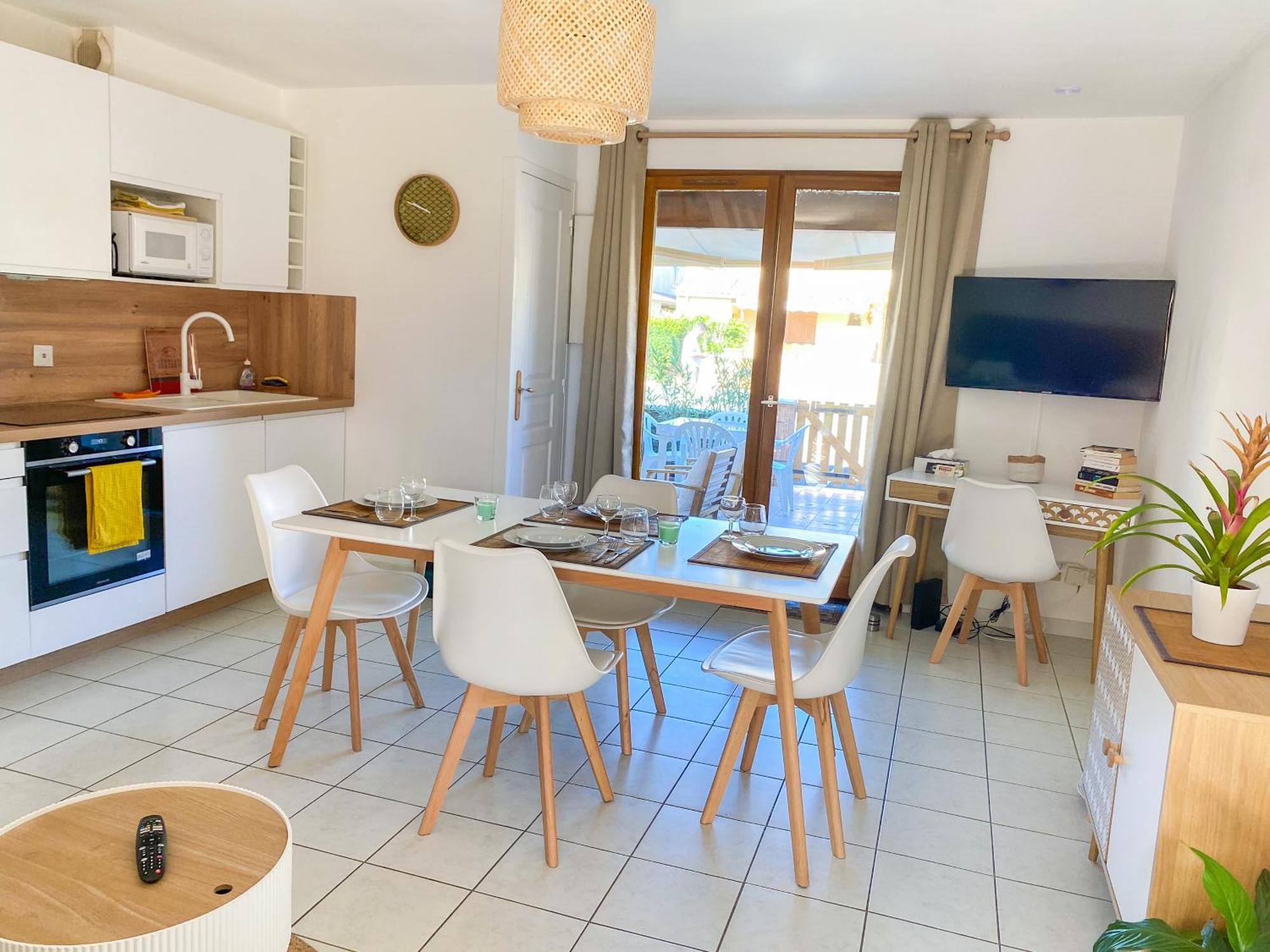 Maison bord de mer en résidence avec piscine Vias Exterior foto