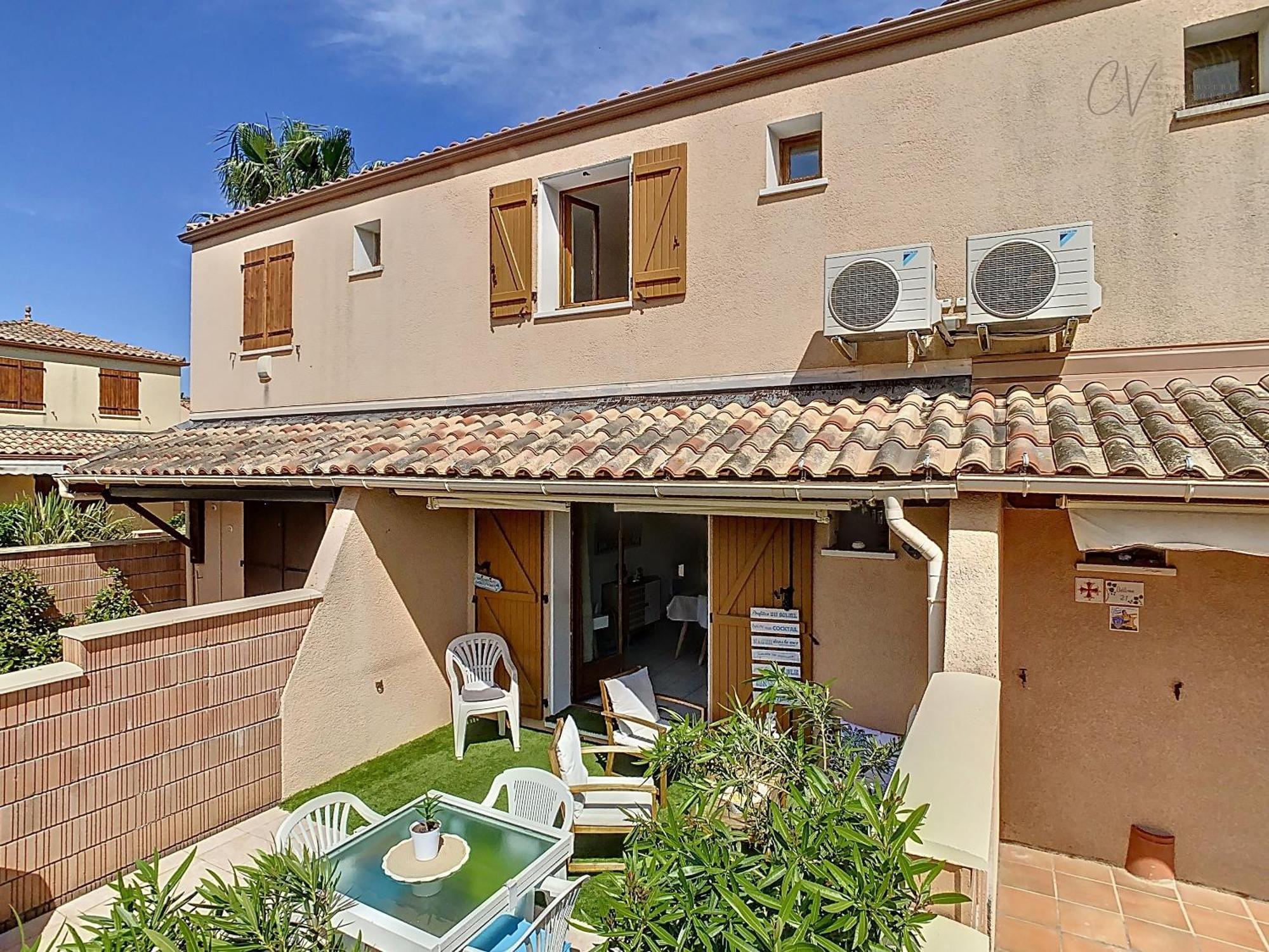Maison bord de mer en résidence avec piscine Vias Exterior foto