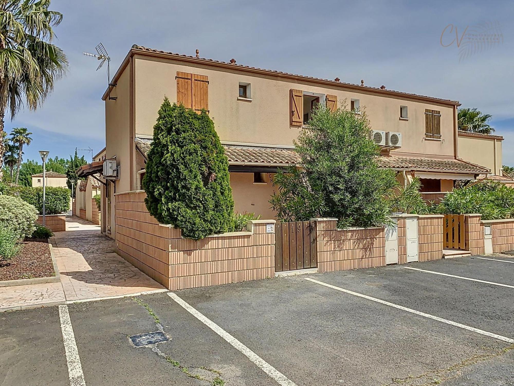Maison bord de mer en résidence avec piscine Vias Exterior foto